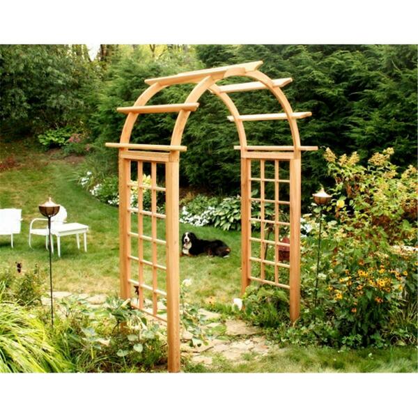 Creekvine Design Cedar Arched Arbor - 72 in. Opening EY72ARCVD